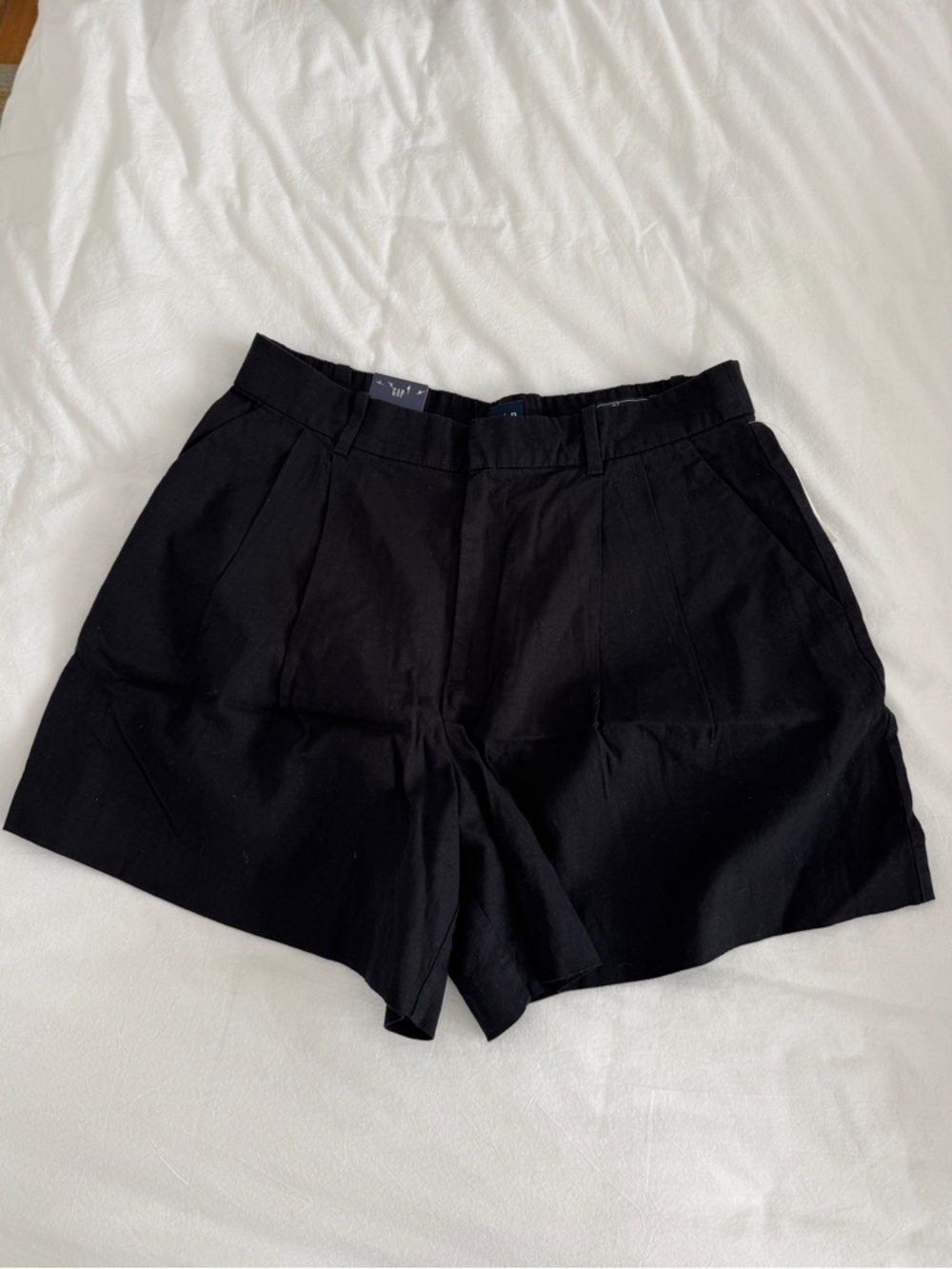 Gap Linen Blend Shorts Black